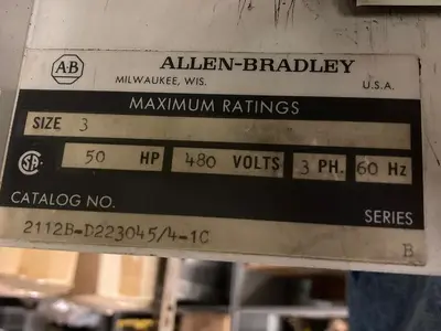 Used ALLEN-BRADLEY 2112B-D223045/4-1C Starters | Surplus Asset Holdings #1205166