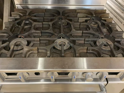 130-0048 Imperial Range IR-6 36" 6 Burner Stove & Oven