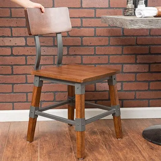 Rustic Industrial Dining Side Chair