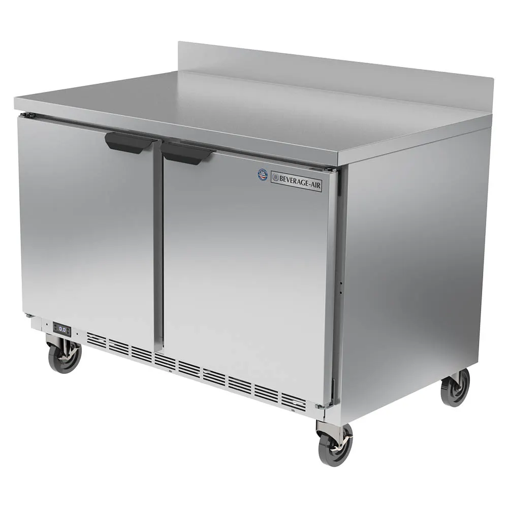 Beverage-Air WTF48AHC-FIP 48" W Worktop Freezer W/ (2) Section & (2) Door, 115v