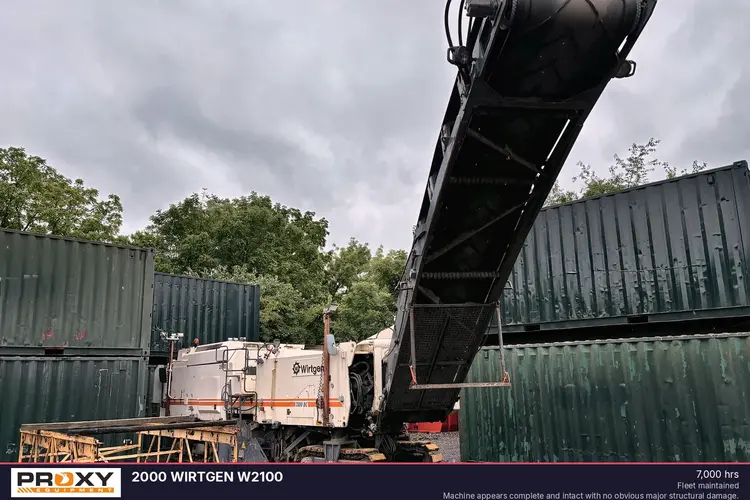 Used 2000 WIRTGEN W2100 Cold Planers New Jersey US | Proxy Equipment #1385018