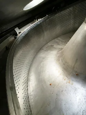 Comteifa FT-15-B perforate basket centrifuge, 316L SS.