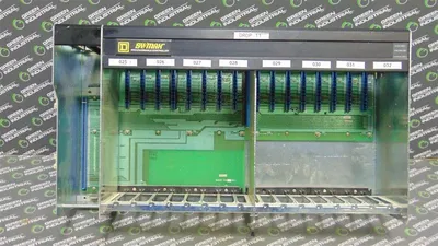 Square D 8030 HRK-200 SY/MAX 16 Slot Rack Chassis Series C2 Used