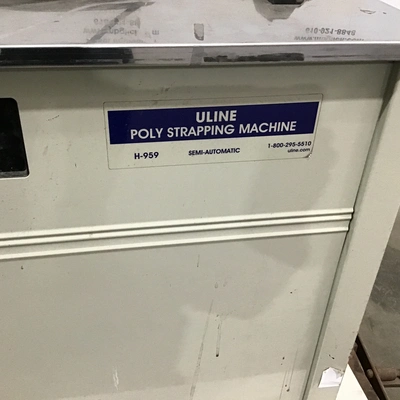 Uline H-959 Semi-Automatic Poly Strapping Machine