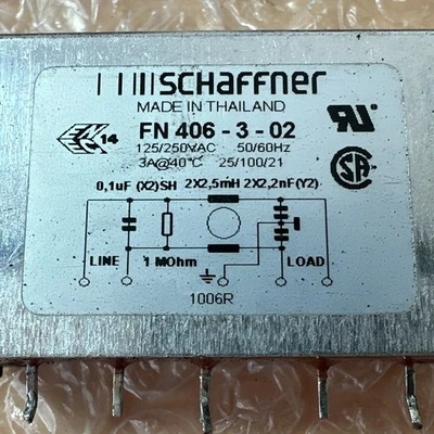NEW SCHAFFNER FN406-3-02