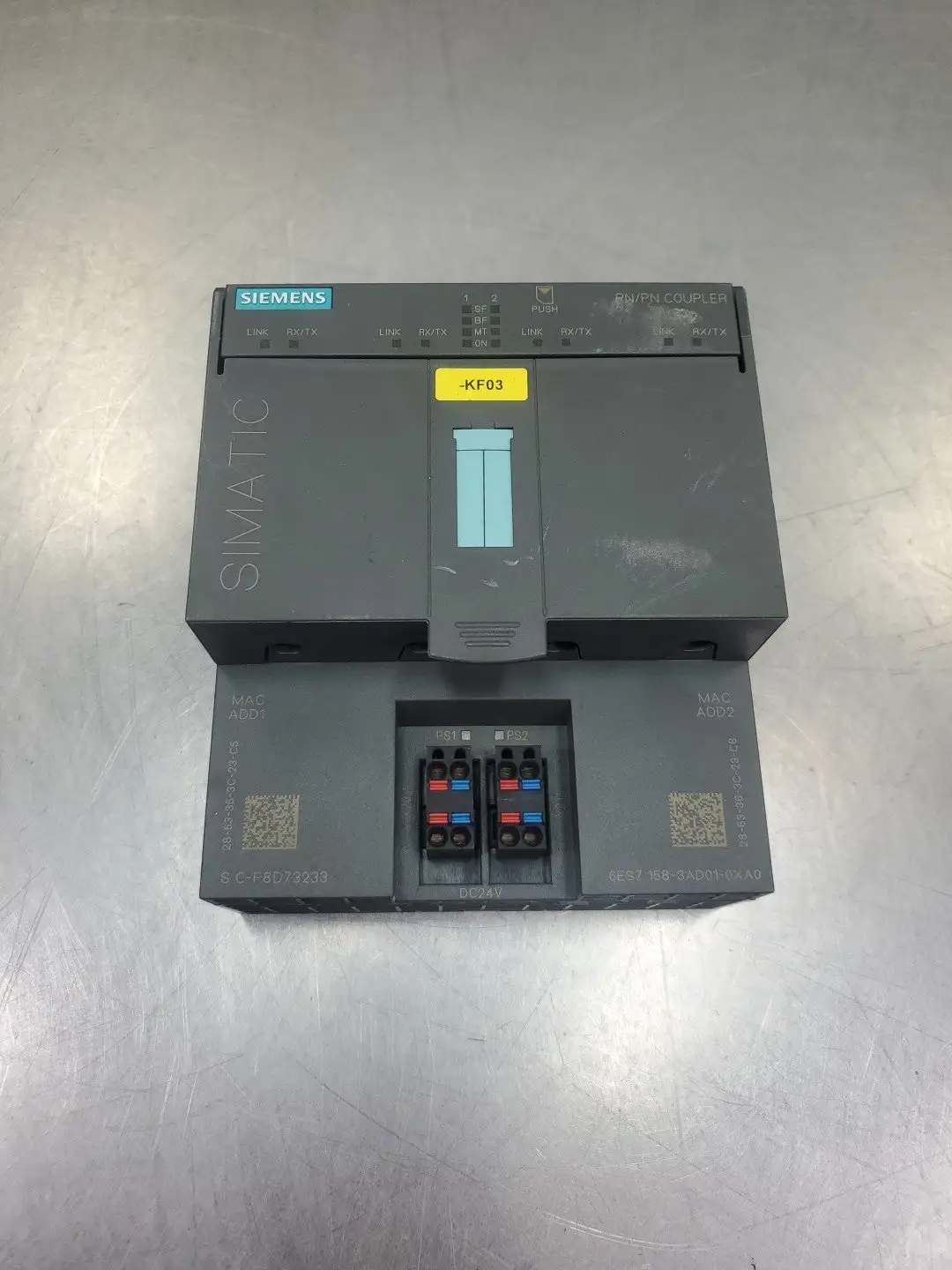 Used Siemens Simatic S7 PN/PN Coupler PLC Ethernet Equipment South Carolina US | Palmetto Automation #1473979