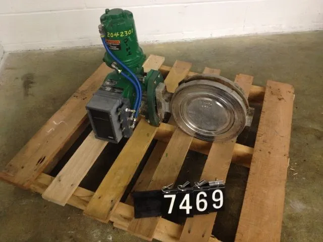Fisher type 8560 Butterfly Valve size 10"