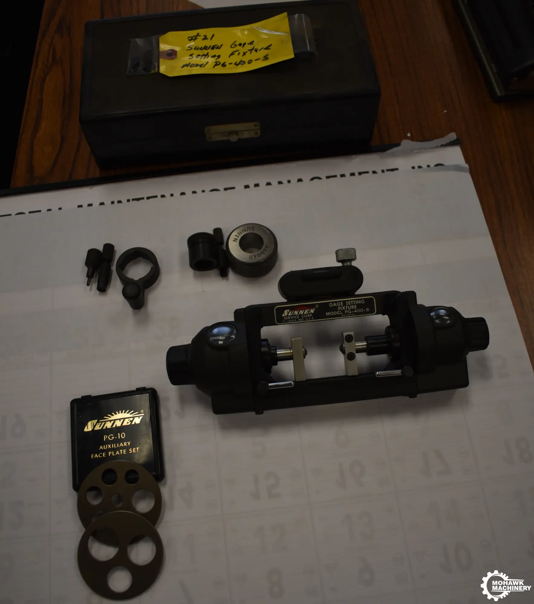 SUNNEN "PG-400-S" GAGE SETTING FIXTURE