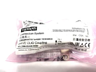 New | in-Stock Siemens SINAMICS Coupling for DRIVE-CLIQ Cable Protet. IP67 Connector Accessories Michigan US | Maverick Industrial Sales #1468115