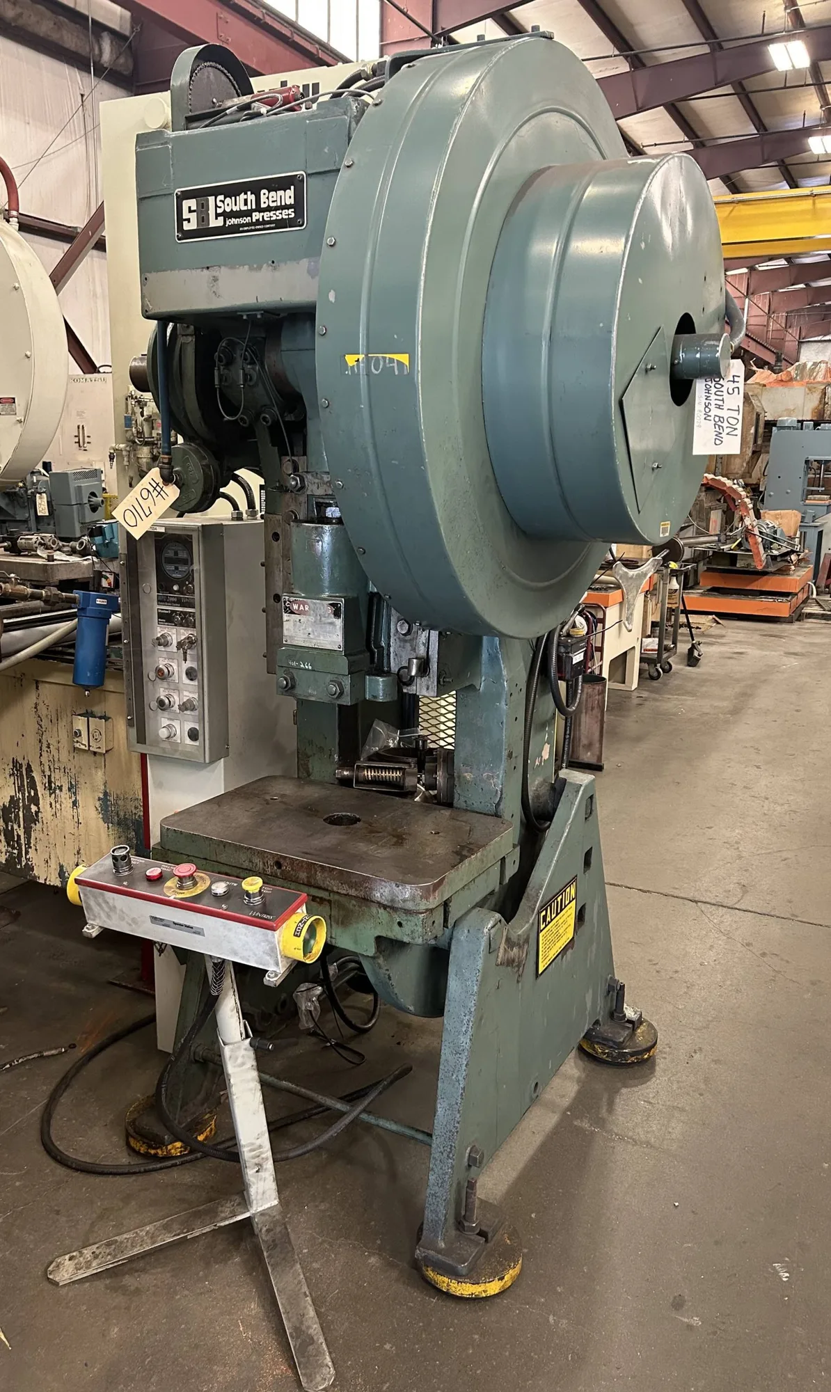 USED 1980 SOUTH BEND JOHNSON SOUTH BEND JOHNSON 45-FW-AC PRESS