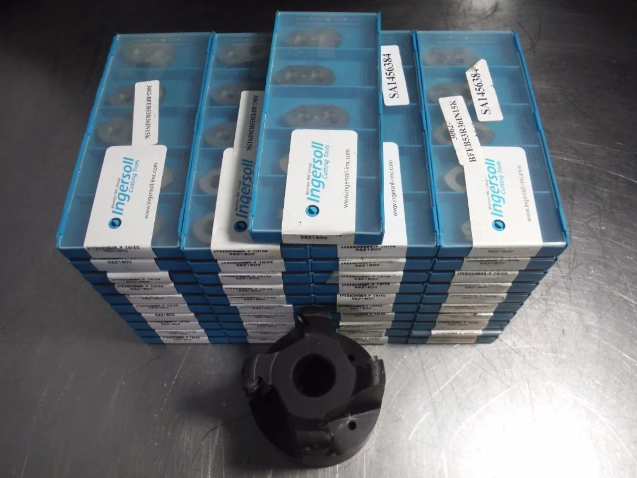 Ingersoll 75mm Indexable Facemill & QTY205 Inserts XFEB300598R-P IN15K(LOC1335B)