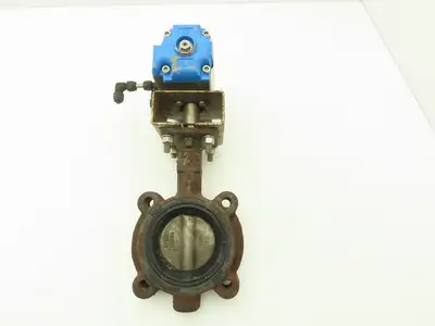 Marwin UT1DA Pneumatic Actuator 3" Lug Butterfly Valve Stainless Disc