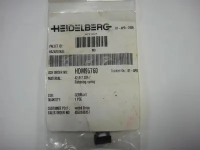 USED HEIDELBERG HDM96760