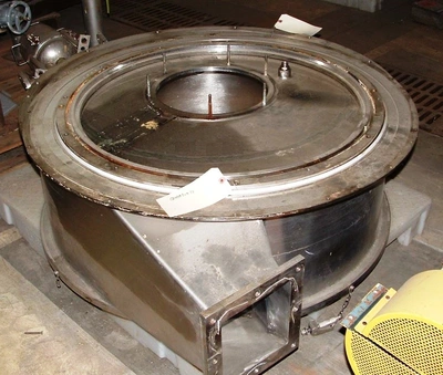 Heinkel HF 800 Inverting Filter centrifuge, Hastelloy C22.