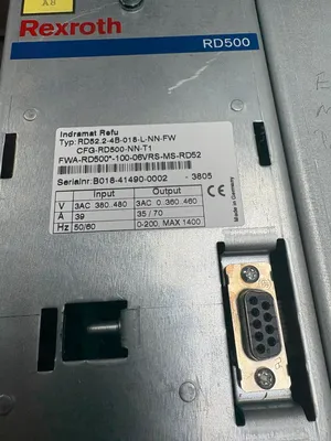 Used REXROTH RD52.2-4B-018-L-NN-FW Misc Electrical & Power Parts South Carolina US | ESS Industrial Equipment Sales #1425716
