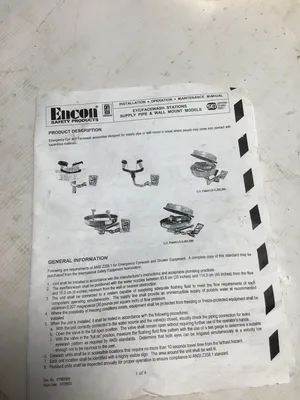 NEW!! Encon eye washing station