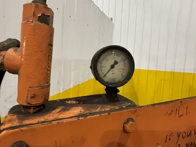 4400 LBS x 55" x 48" x 60" CHERRY HYDRAULIC PALLET INVERTER / ROTATE / FLIPPER: STOCK #23736