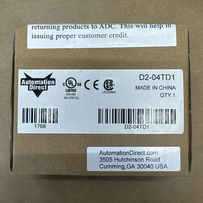 NEW Automation Direct D2-04TD1