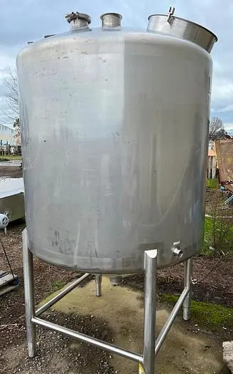 Tank, 525 Gallon, S/St, Sprinkman, Dish Top, Cone Bottom #S744972