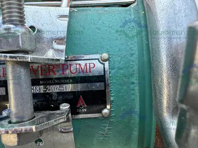 USED TRI CLOVER C216MDG18T-2902-17 CENTRIFUGAL PUMP W/ RELIANCE 5 HP MOTOR 460V