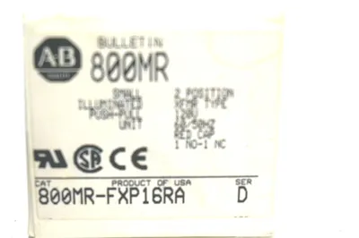NEW ALLEN BRADLEY 800MR-FXP16RA ILLUMINATED PUSH PULL UNIT 800MRFXP16RA