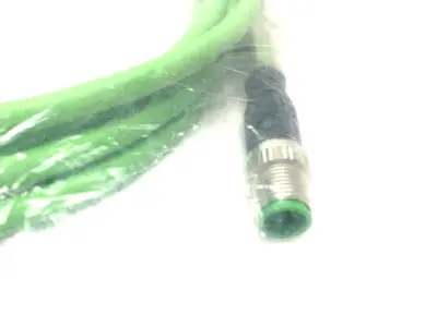 USED BECKHOFF DOUBLE ENDED ETHERCAT CABLE M12 4-PIN 3M LENGTH