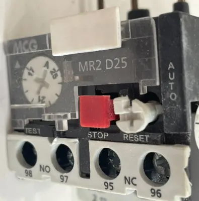 NEW MCG MR2D25322 OVERLOAD RELAY MR2D25