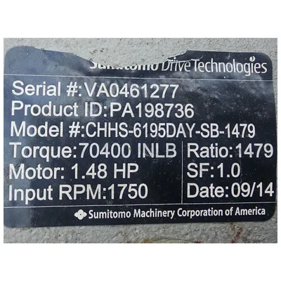 USED SUMITOMO MACHINERY CORP. OF AMERICA PA198736