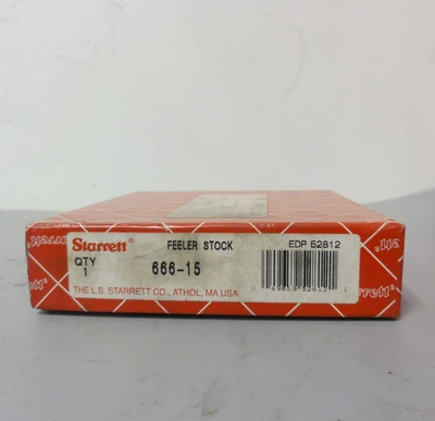 NEW STARRETT 666-15