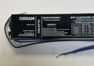 New | in-Stock OSRAM QTP2X32T8/UNV ISN-SC Lighting | Surplus Asset Holdings #1226579