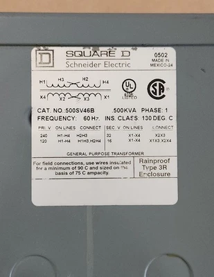NEW Schneider Electric 500SV46B