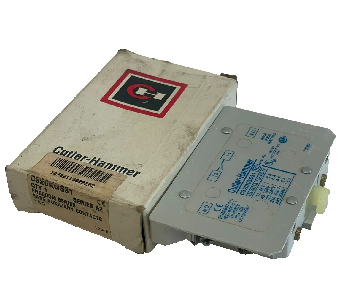 NEW CUTLER HAMMER C320KGS31 BASE AUXILIARY CONTACT