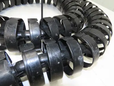 Kabelschlepp R085 10.175 Energy Chain Cable Carrier Round POM 85mm OD 84" Length