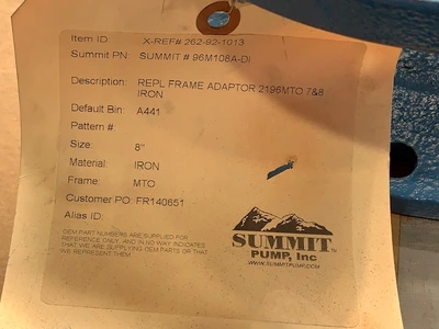 Summit 2196 MTO Frame Adapter