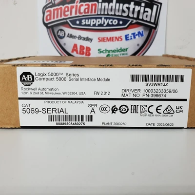 New | in-Stock Allen-Bradley 5069-SERIAL Misc Industrial Equipment California US | American Industrial Supply Co. #1377036
