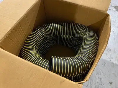 New | in-Stock Flexaust Flexible Tubing Exhaust Hose T-7W 4.5" ID Hoses Michigan US | Maverick Industrial Sales #1398427