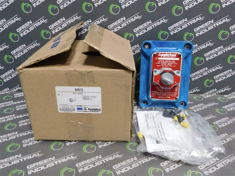 EGS / Appleton N2K12 05/10M Non-Enclosed Instaground Switch Station New