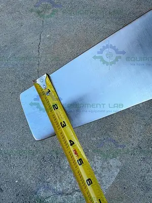 USED SCHOTT AG 316 STAINLESS STEEL IMPELLER 98" HEIGHT  X 2" FEMALE THREADED