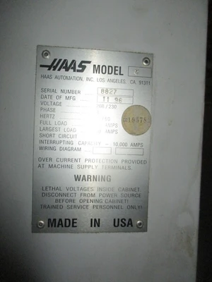 USED 1997 HAAS VF-3