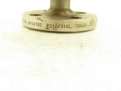 Enlin A/SA182F 316L Stainless Reducing Tee 2"x2"x 3/4" Flanged Pipe Adapter