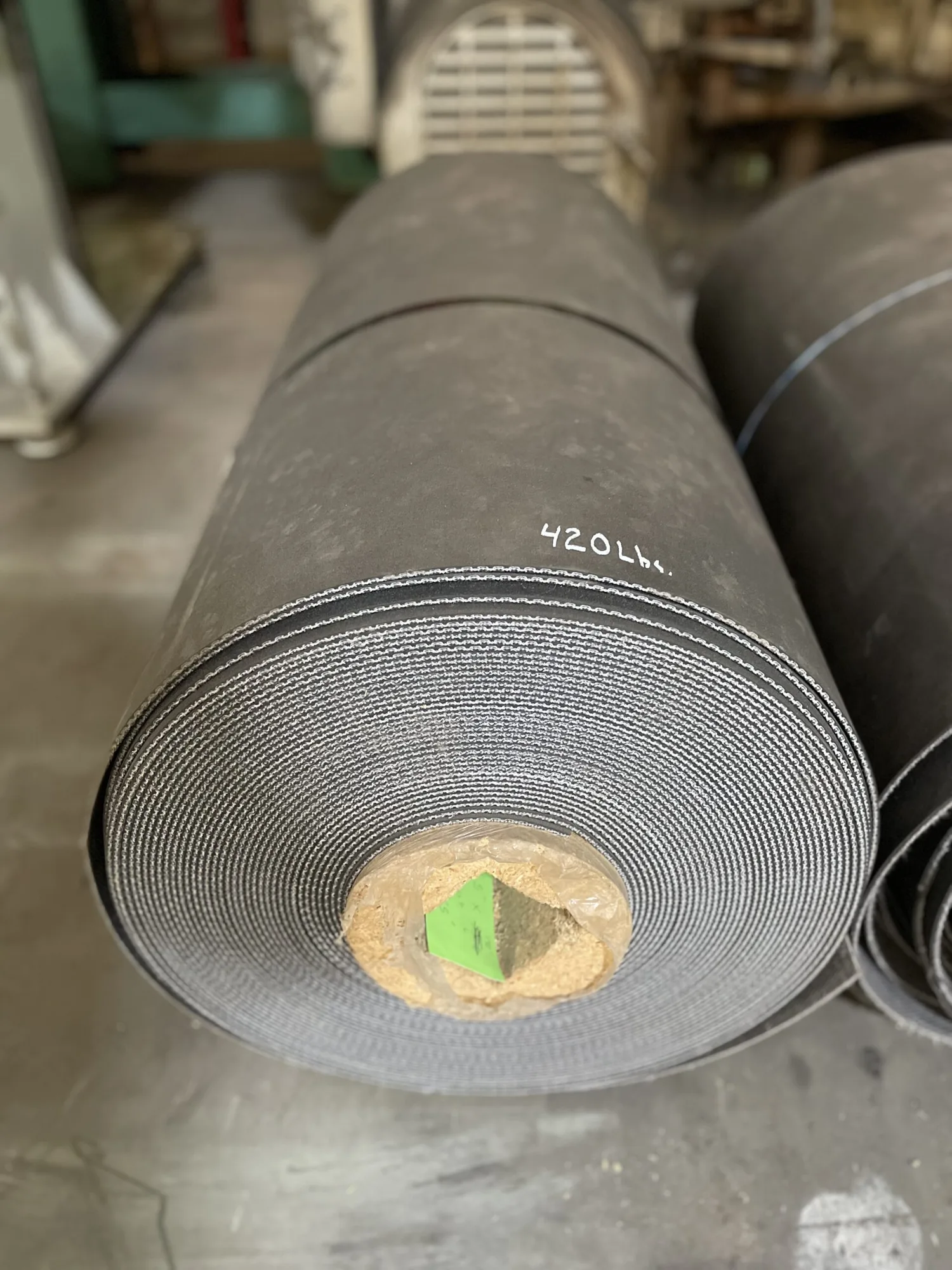 35.5” Rough Mat PVC Conveyor Belt 4mm x 140’