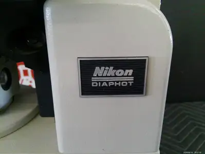 Nikon Diaphot Inverted Phase Contrast Microscope With 3 Objectives