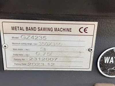 2023 BORUI GZ4235 SAWS, BAND, HORIZONTAL | Machinery Network (6)