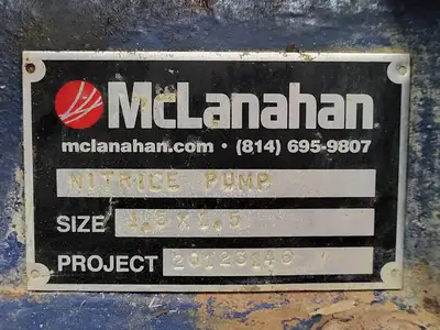 USED MCLANAHAN 6320-PU-003