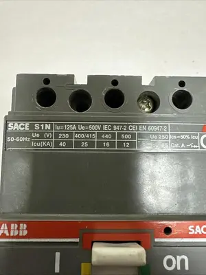 Used ABB SACE S1N Miscellaneous Equipment (Electrical & Power) | Surplus Asset Holdings #1195971