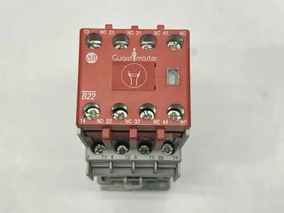 USED ALLEN-BRADLEY SER A SAFETY CONTACTOR 12A 600V 24VDC COIL