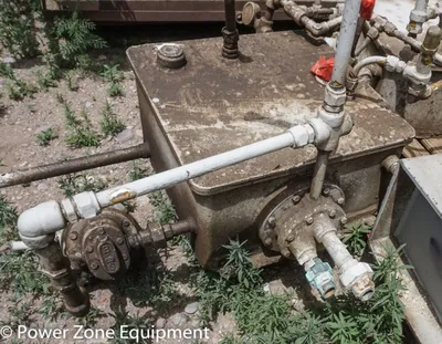 USED LUBE SKID -