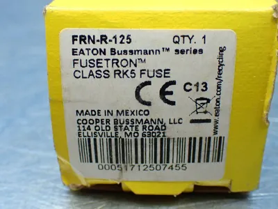 New | in-Stock BUSSMANN FRNR125 Fuses | HGR 24 #742689