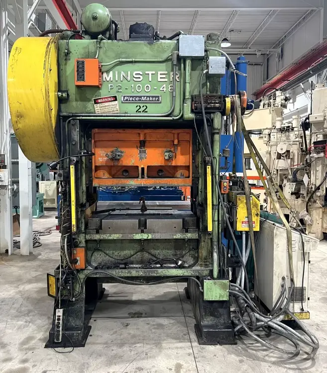Used 1971 MINSTER MINSTER P2-100-48 PRESS Straight Side Presses | Alma Machinery #898705