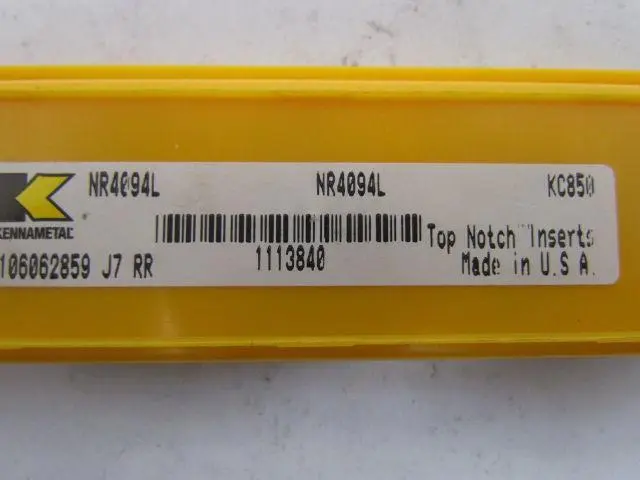 Kennametal NR4094L KC850 Carbide Insert Grade KC850 Box of 5pcs